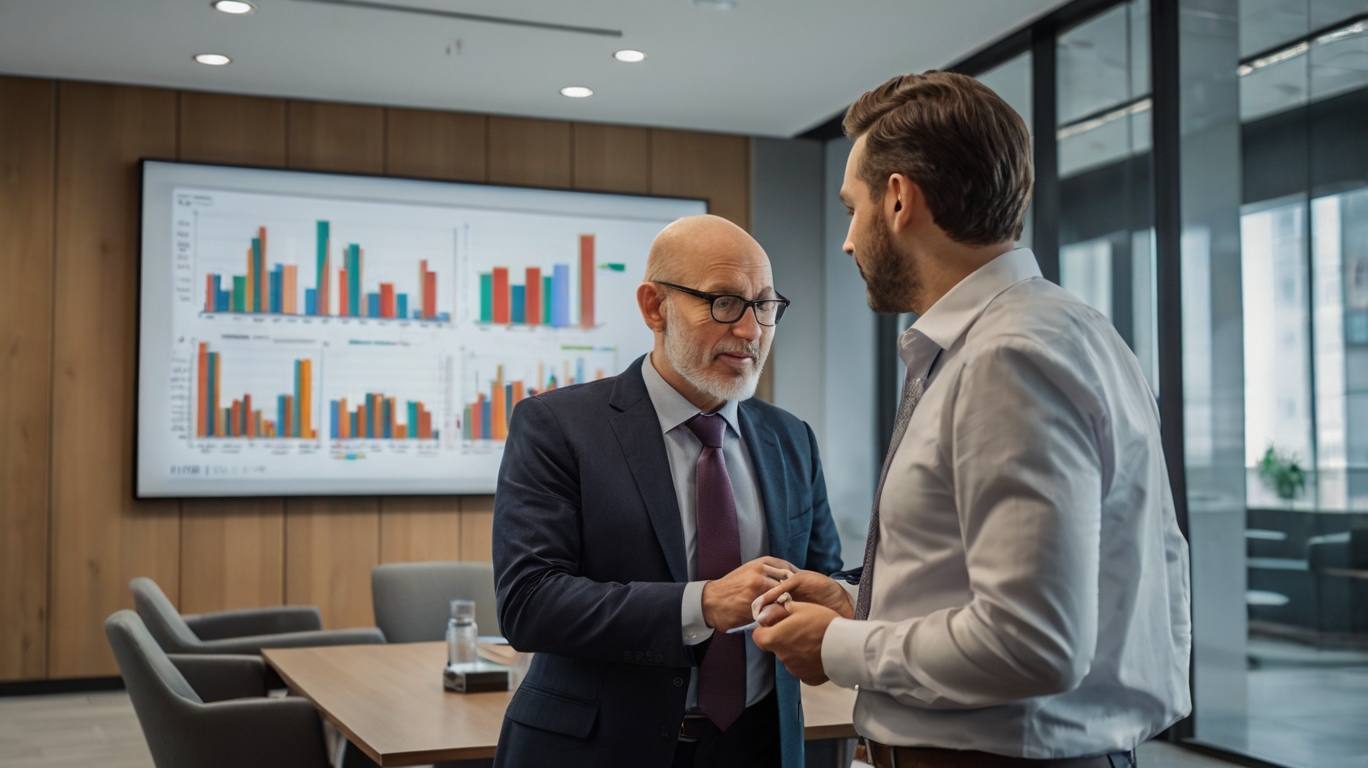 Finanzexperten bei der Arbeit
